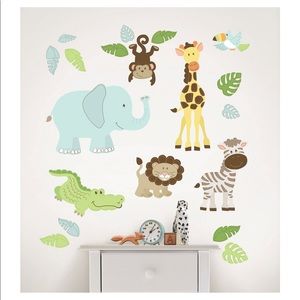 WallPops Safari Buddies Large Wall Decal (2 Left)